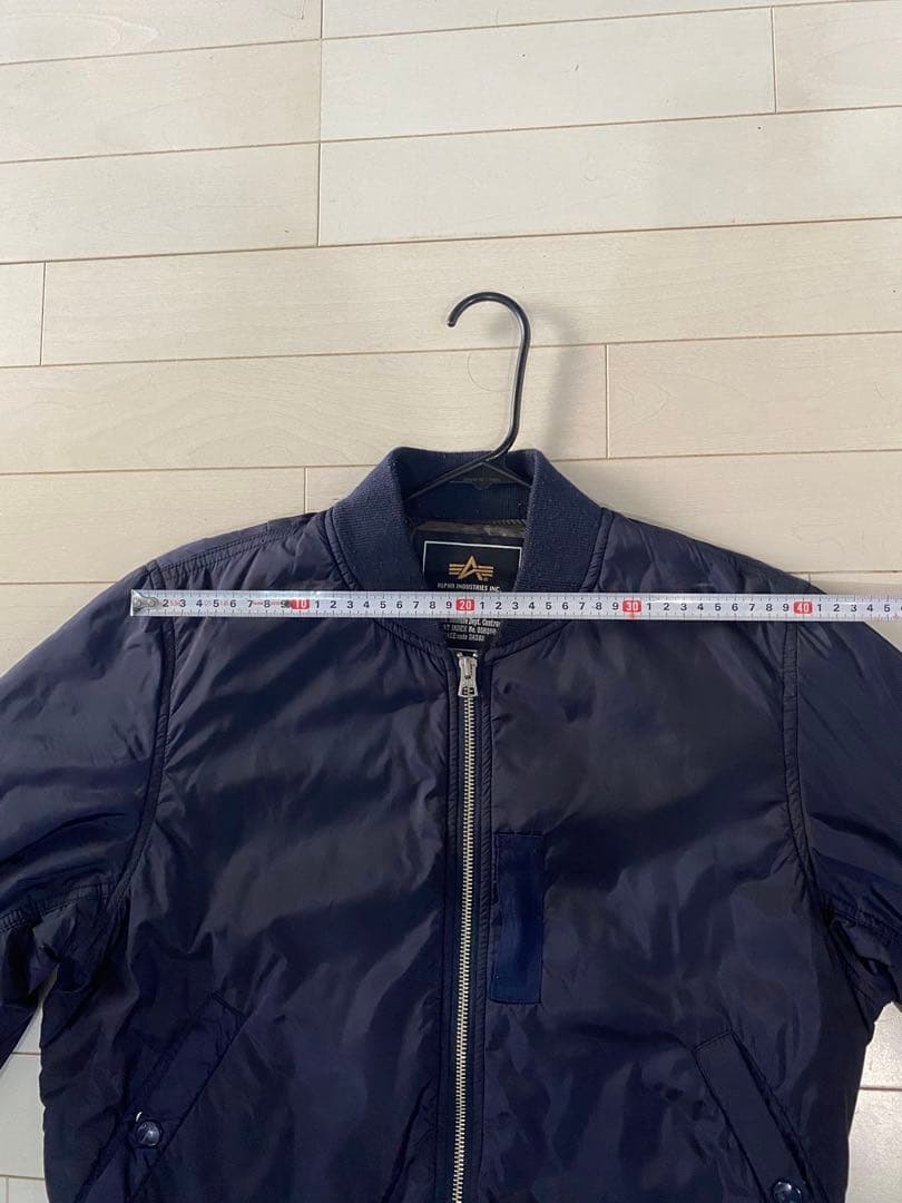 美品　ALPHA INDUSTRIES MA-1 ジャケット Lサイズ ネイビー