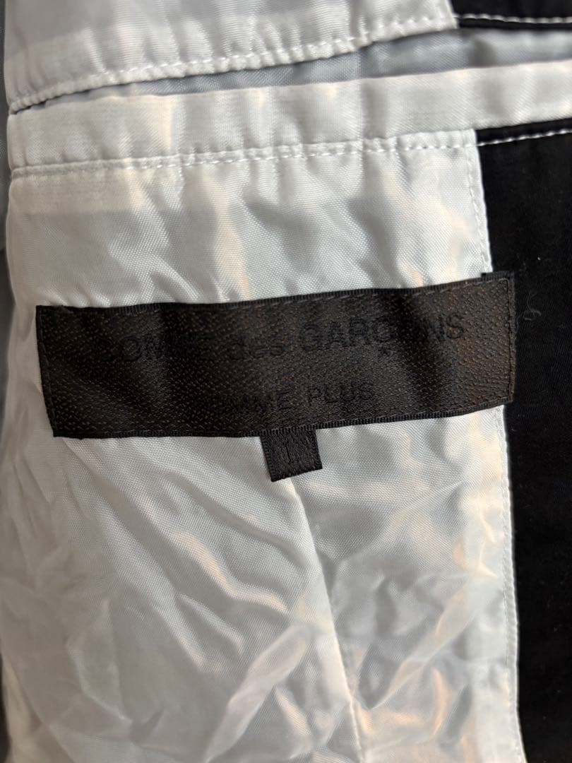 COMME des GARÇONS 黒 テーラードジャケット サイズＬ