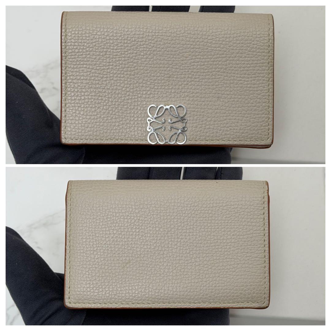 ロエベ アナグラム ビジネスカードホルダー カードケース ベージュ LOEWE