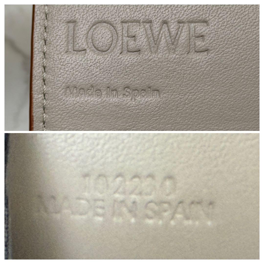 ロエベ アナグラム ビジネスカードホルダー カードケース ベージュ LOEWE