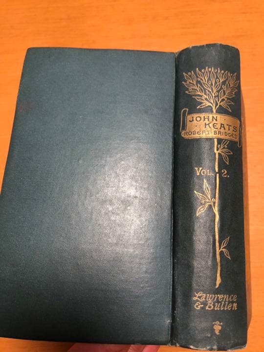 洋書 JOHN KEATS     ROBERT BRIDGES