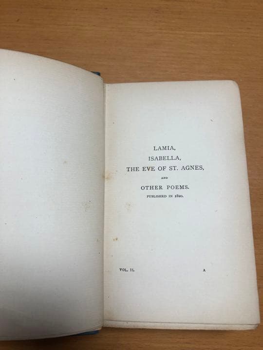 洋書 JOHN KEATS     ROBERT BRIDGES