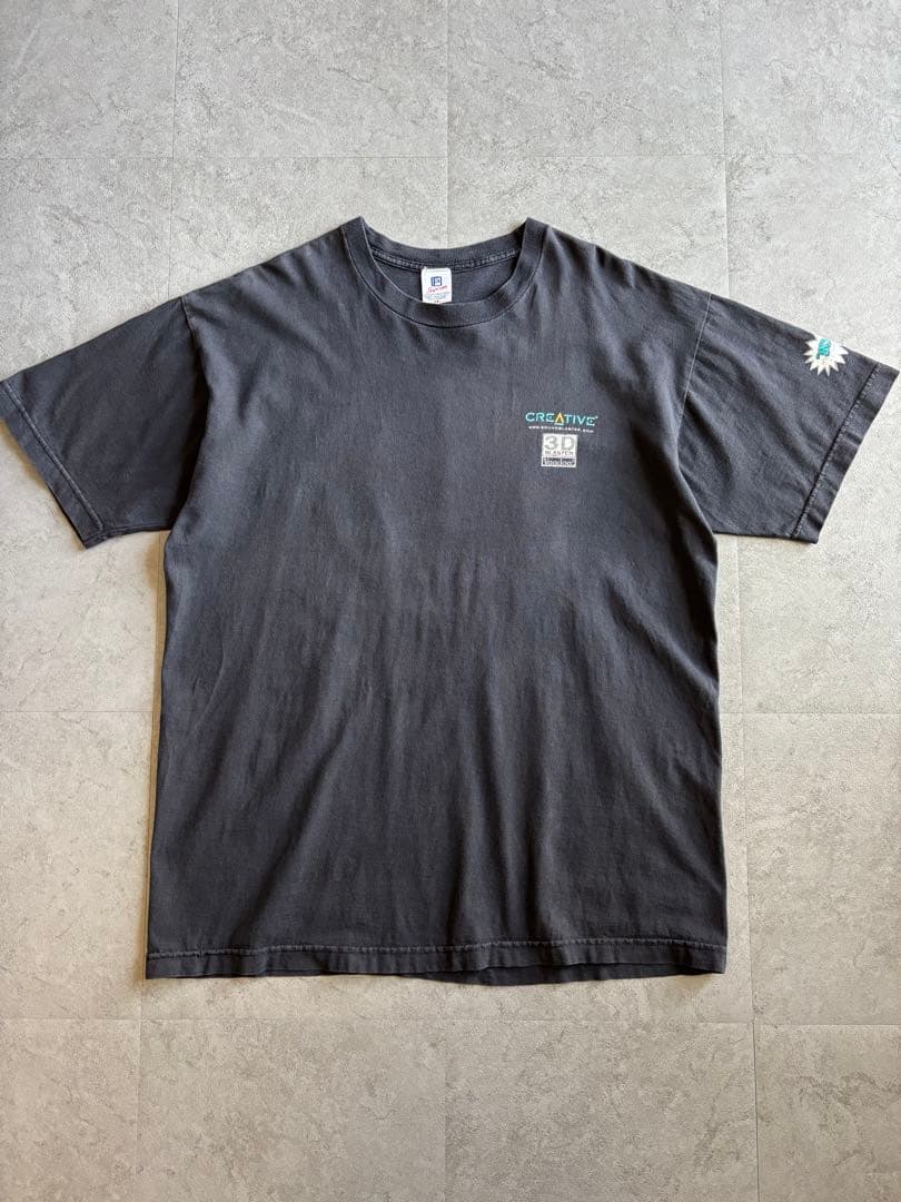 90s CREATIVE Voodoo2 3dfx テックTシャツ XL 企業物