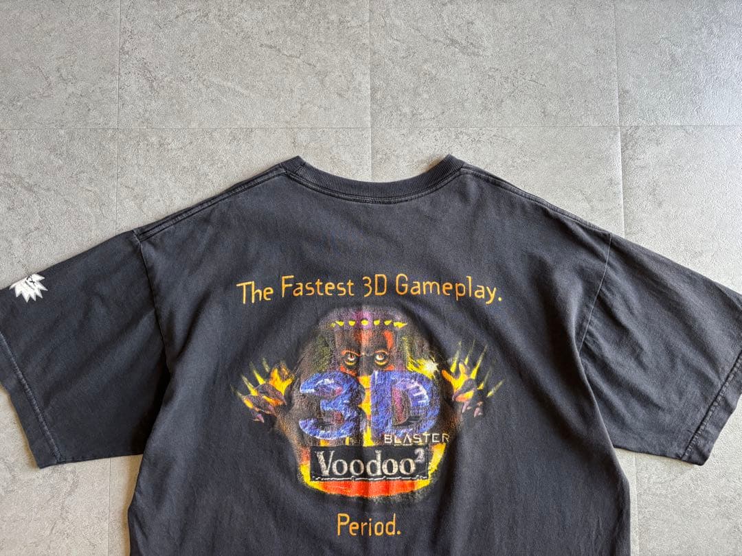 90s CREATIVE Voodoo2 3dfx テックTシャツ XL 企業物
