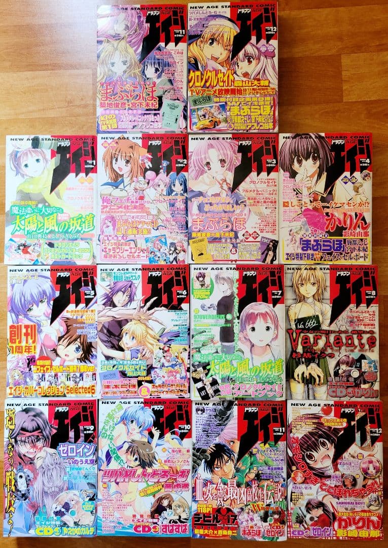 月刊ドラゴンエイジ 2003年11月号～2004年12月号まで　14冊まとめ売り