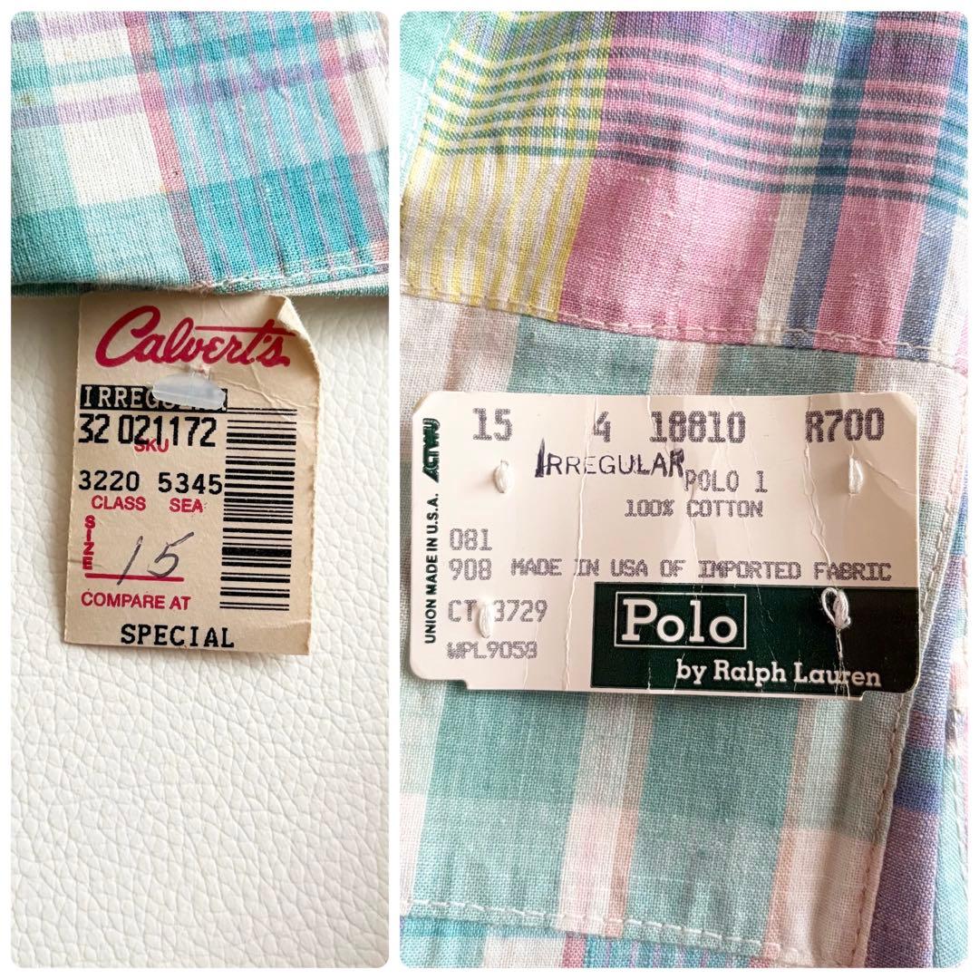 希少✨80s Ralph Lauren パッチワーク ジャケット USA