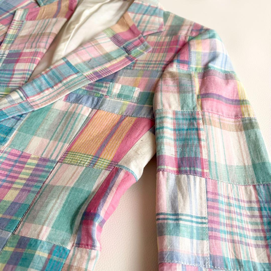 希少✨80s Ralph Lauren パッチワーク ジャケット USA