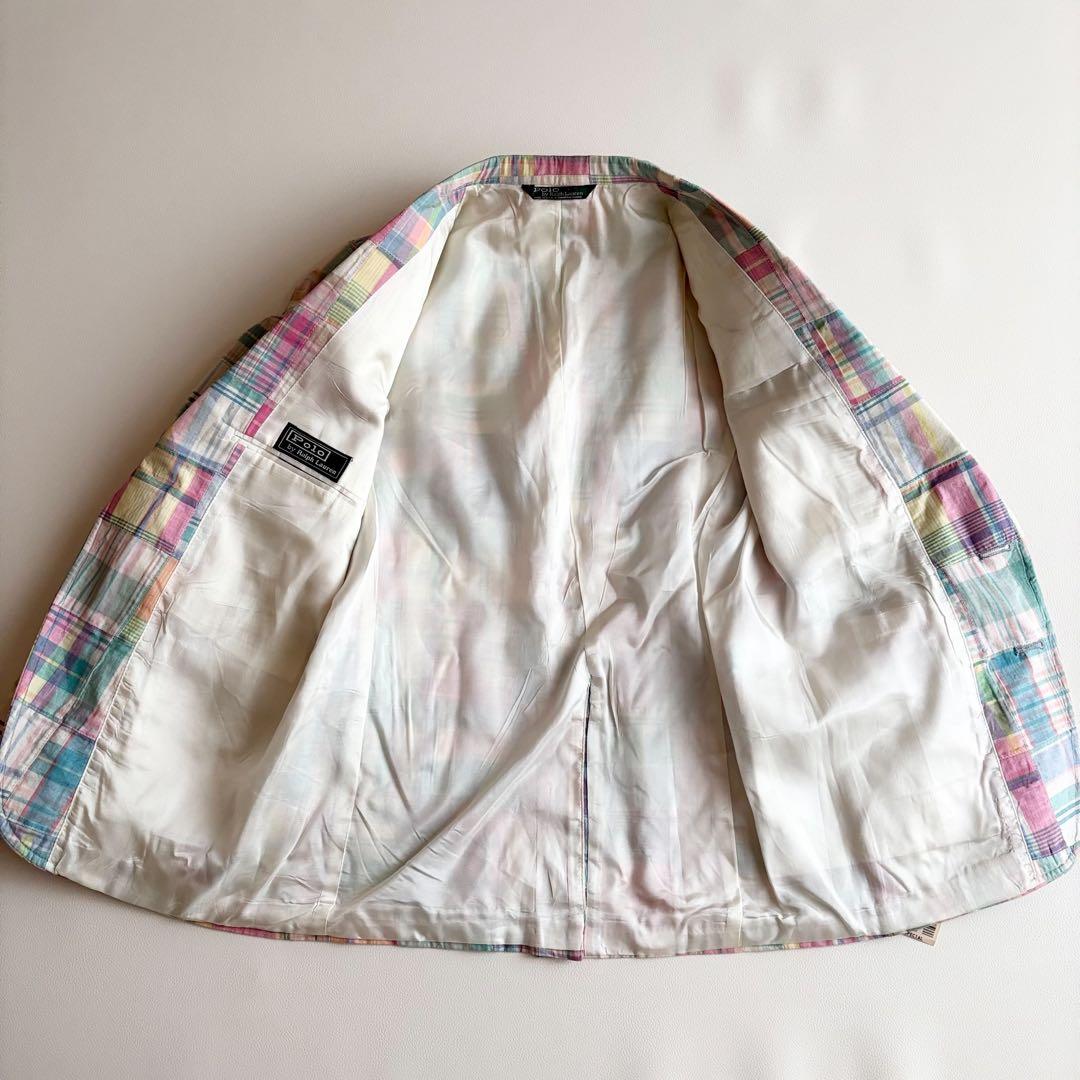 希少✨80s Ralph Lauren パッチワーク ジャケット USA