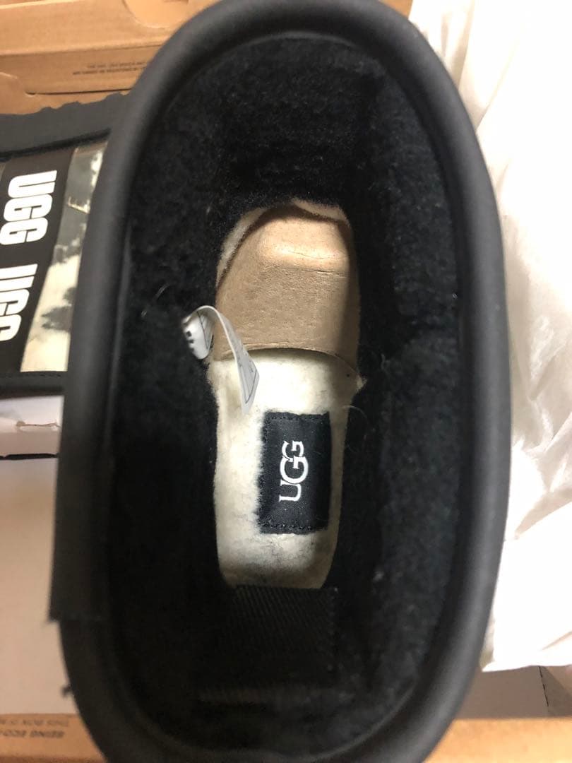UGG アグ クラシック クリア ミニ マーブル　レインブーツ　24センチ