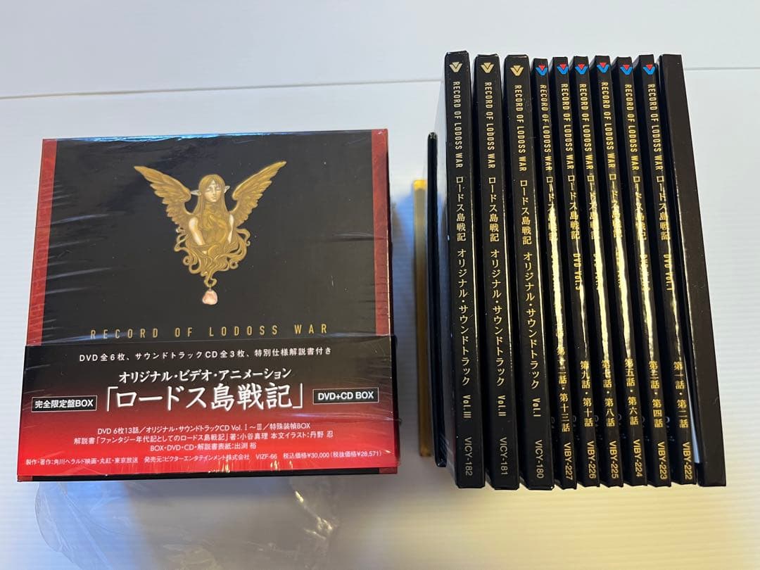 ロードス島戦記 完全限定盤 DVD+CD BOX 購入特典付き