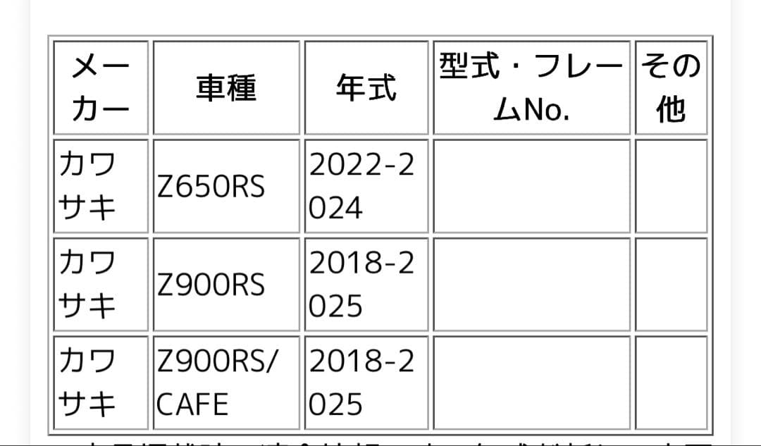 ポッシュ　ウィンカー　z900rs.z650rs