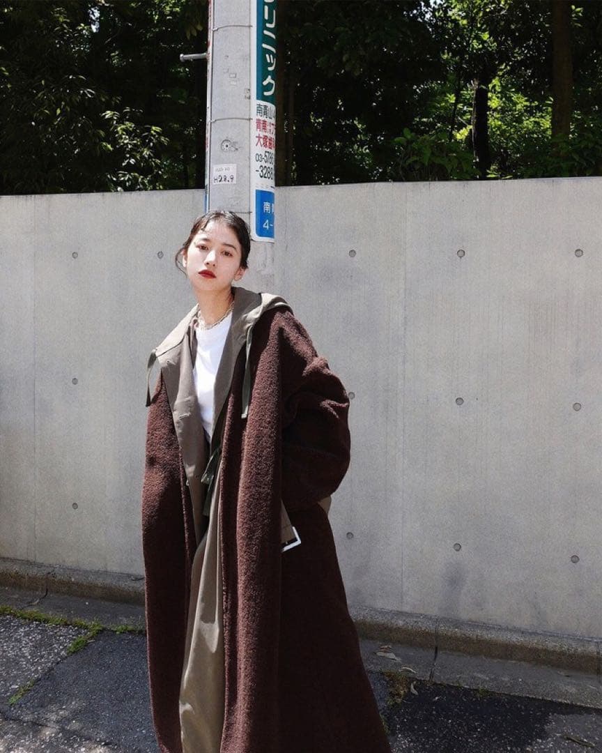 CLANE ミリタリーレイヤーボアコート　クラネ
