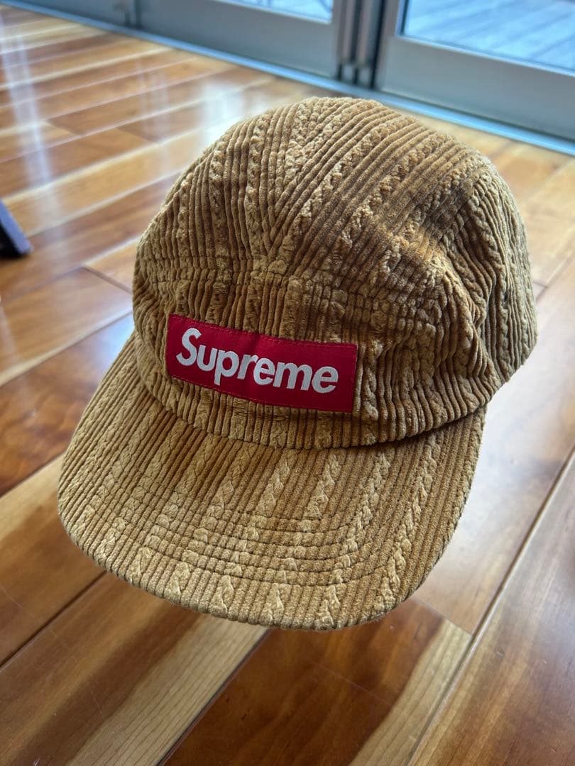 Supreme シュプリーム コーデュロイ キャップ ブラウン
