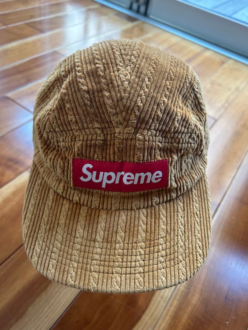 Supreme シュプリーム コーデュロイ キャップ ブラウン