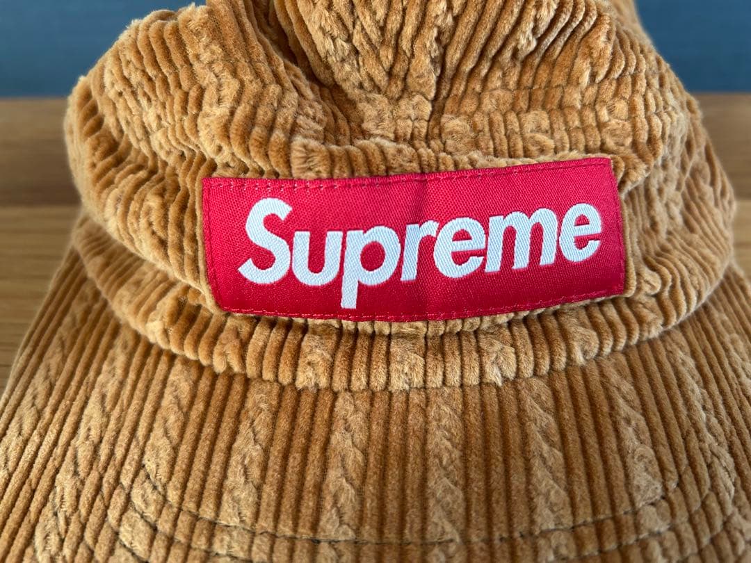 Supreme シュプリーム コーデュロイ キャップ ブラウン