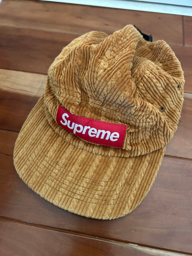 Supreme シュプリーム コーデュロイ キャップ ブラウン