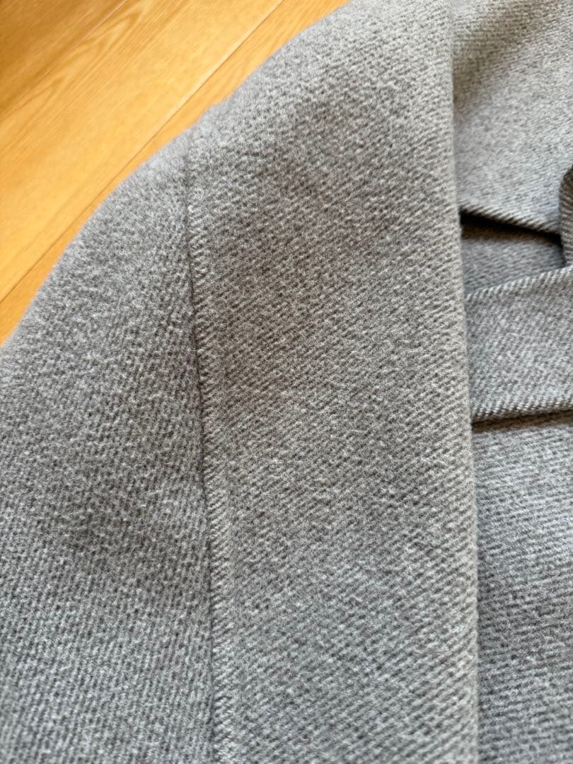 HYKE ハイク　ダブルフェイストレンチコート　グレー　サイズ1