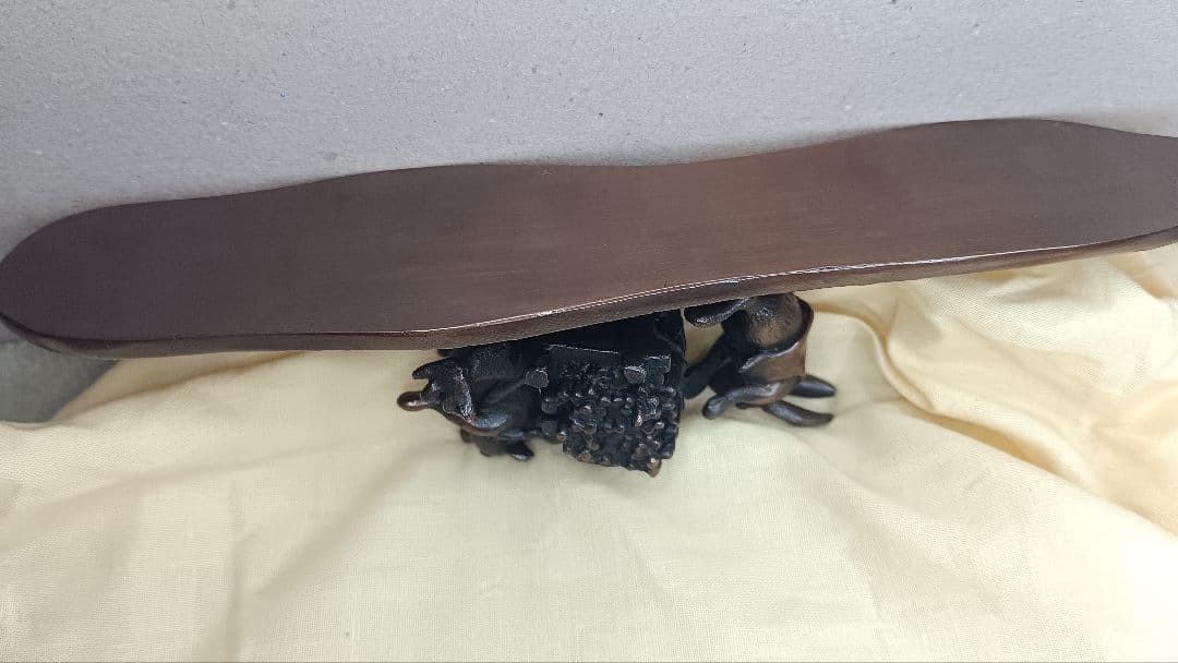 下尾治彦　カチカチ山文鎮2種