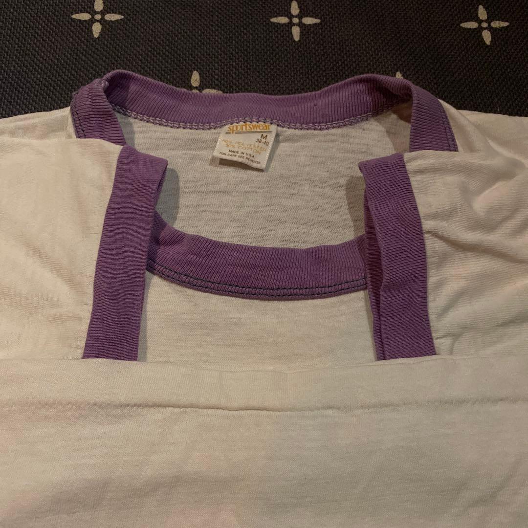 ビンテージ-80年代 usa製リンガーT sport wear Russell