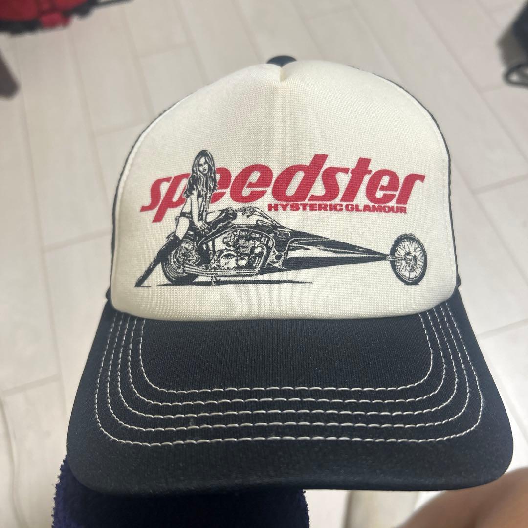 ヒステリックグラマー　メッシュ　キャップ　speadster