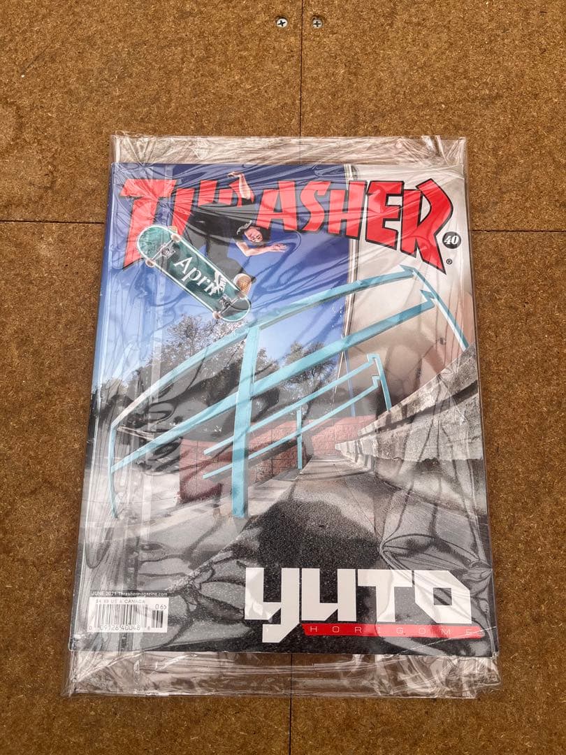 希少　Thrasher Magazine 40号 (2021年6月)堀米雄斗表紙