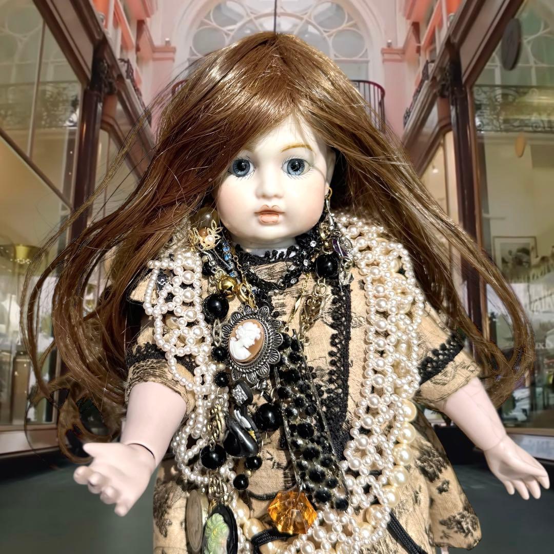 J、パーク ビスクドール ブリュ ジュン作家様　ミニョネット ドレス ボネ
