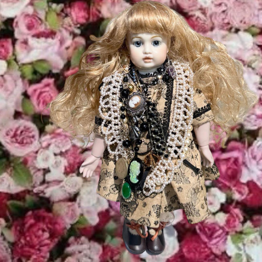 J、パーク ビスクドール ブリュ ジュン作家様　ミニョネット ドレス ボネ