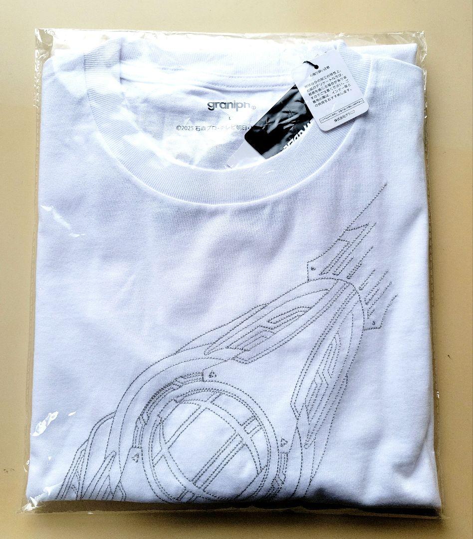 L グラニフ 仮面ライダー ゼッツドライバー ビッグシルエット Tシャツ 刺繍