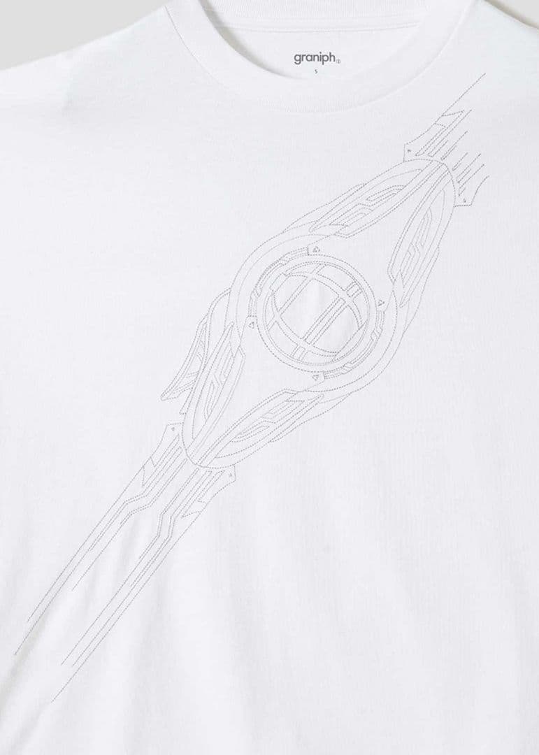 L グラニフ 仮面ライダー ゼッツドライバー ビッグシルエット Tシャツ 刺繍