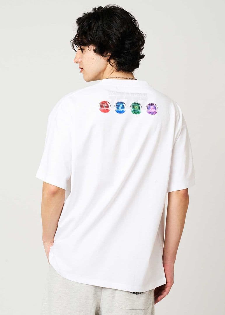 L グラニフ 仮面ライダー ゼッツドライバー ビッグシルエット Tシャツ 刺繍