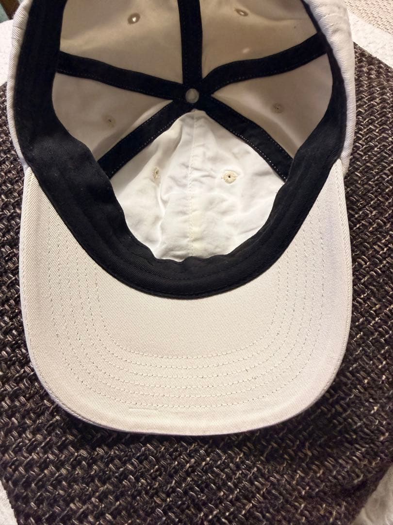 【USA製】Supreme 刺繍ロゴキャップ ホワイトロゴ 6パネル 希少モデル
