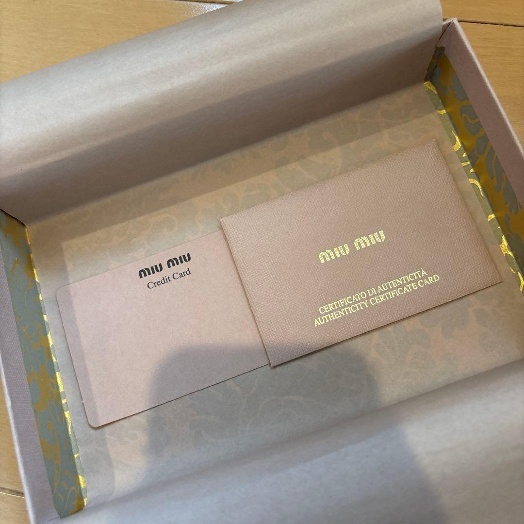 (あきさん専用)MIU MIU レザー 三つ折り財布 レッド