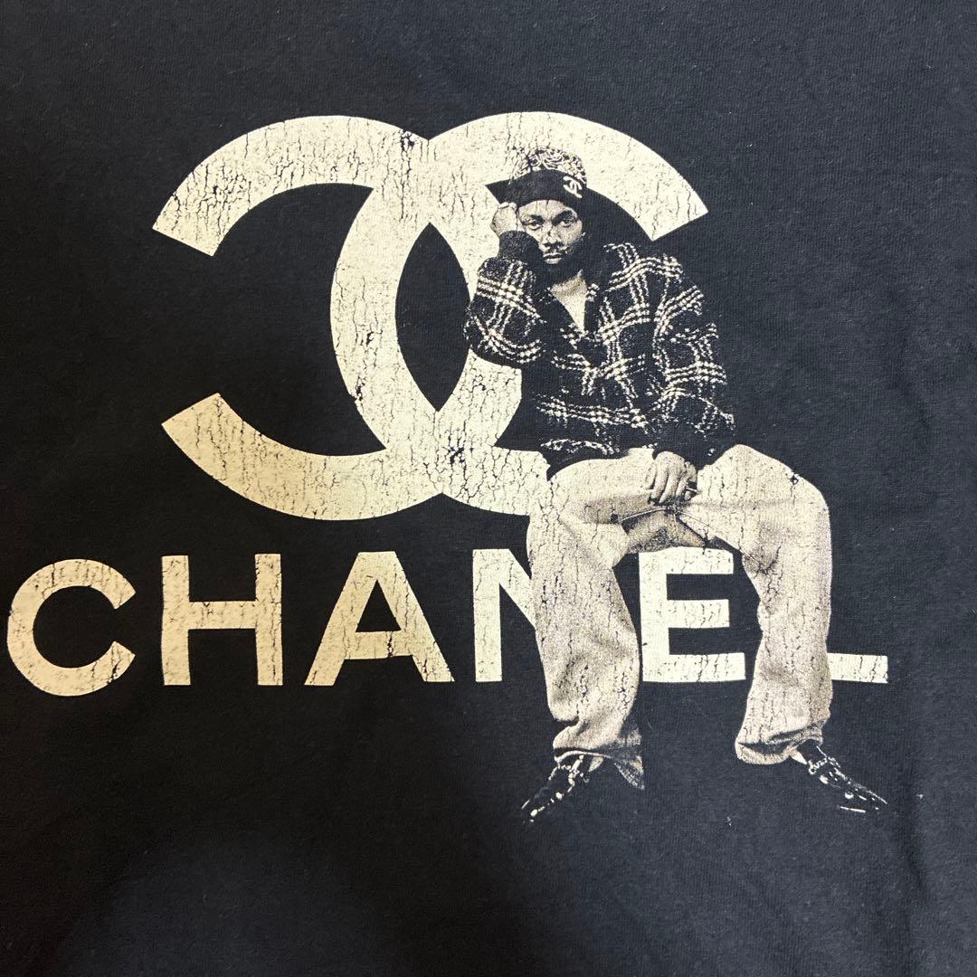 CHANEL グラフィックプリント Tシャツ ブラック