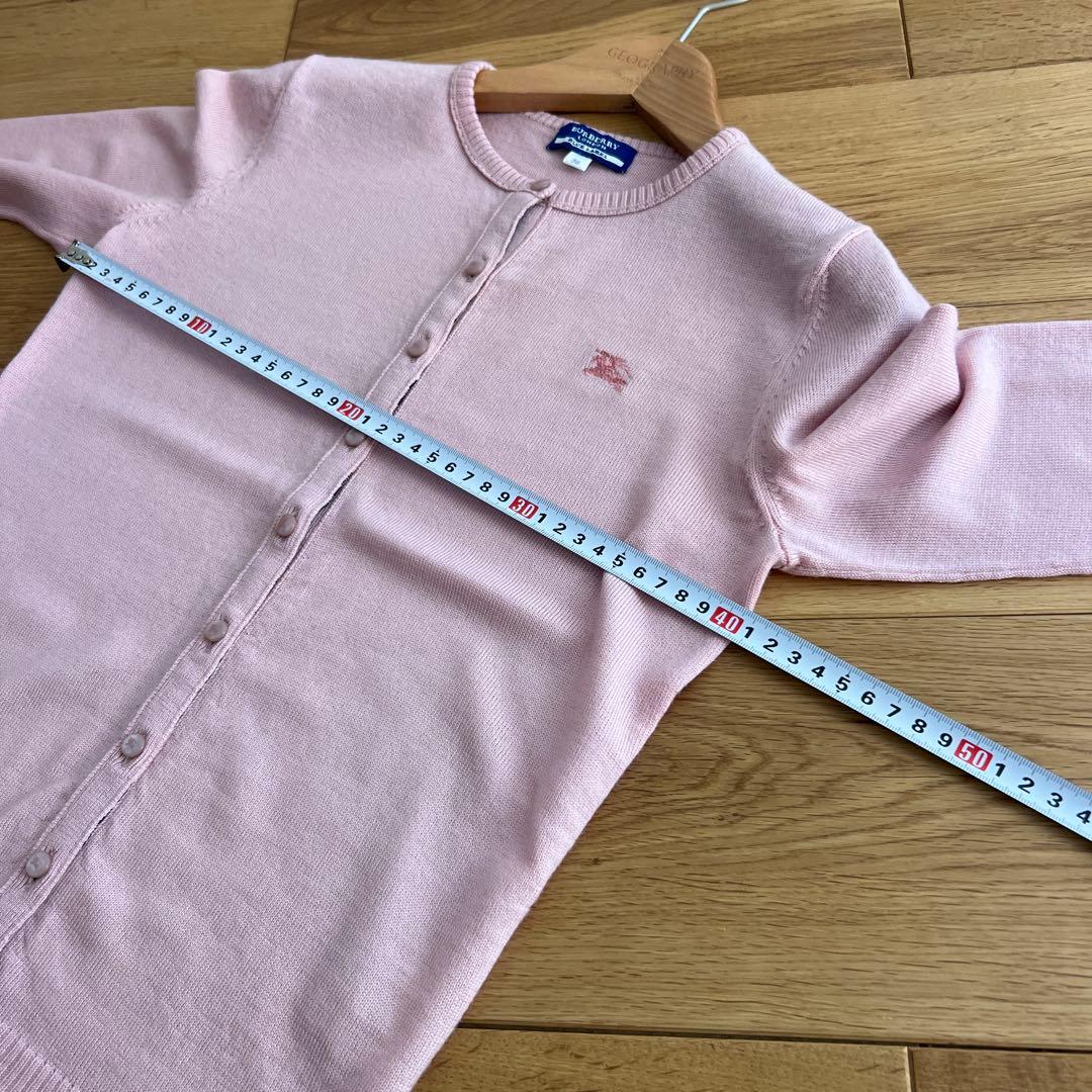 BURBERRY BLUE LABEL バーバリー　カーディガン　ピンク　38