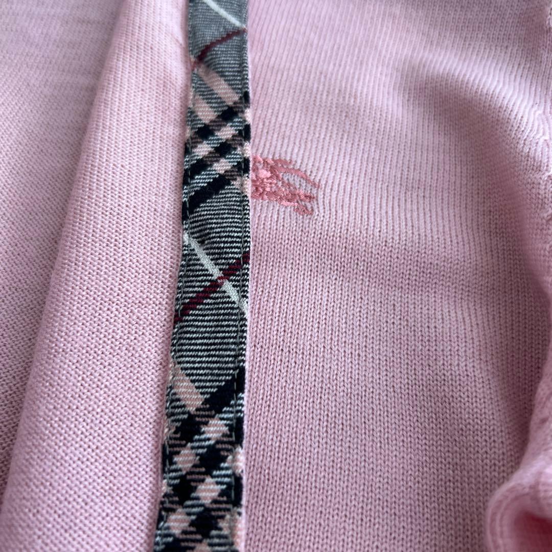 BURBERRY BLUE LABEL バーバリー　カーディガン　ピンク　38