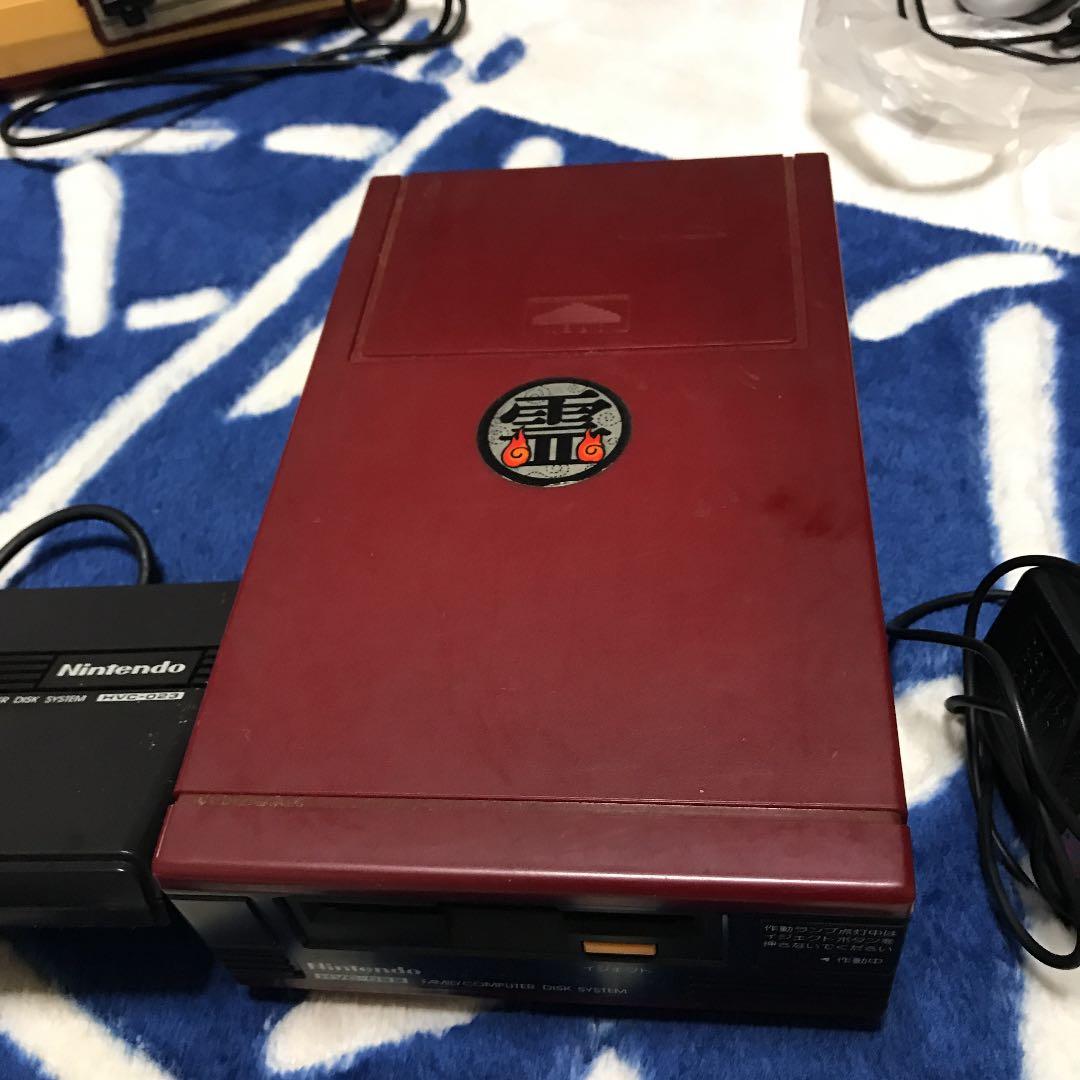 ファミコンディスクシステム本体とソフト