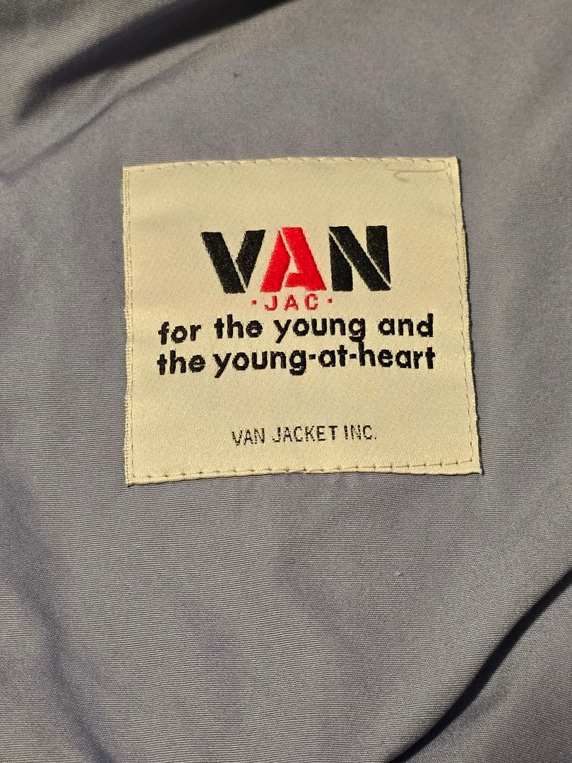 VAN JAC スイングトップ.サイズM.ブルー.日本製.アーチロゴ