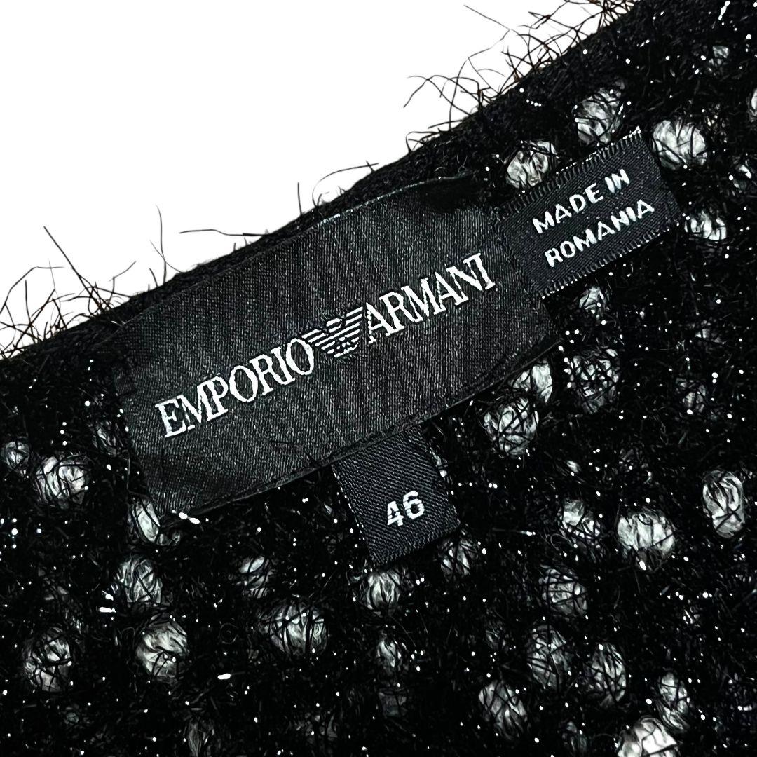 【美品】【46】EMPORIO ARMANI ニットカーディガン レディース