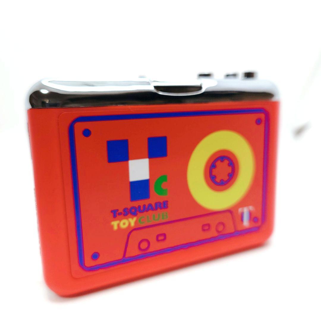 T-SQUARE ポータブルカセットプレーヤー、REBIRTHカセットテープ