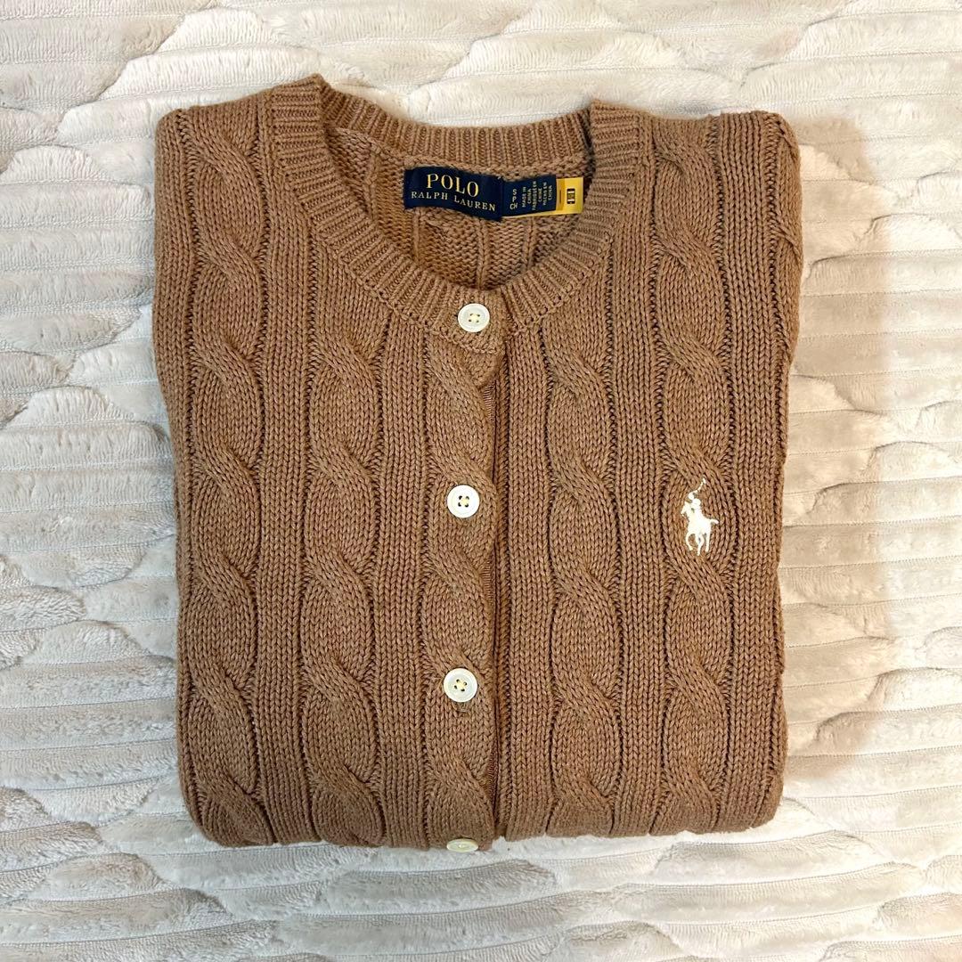 Polo Ralph Lauren ケーブルニットコットンカーディガン