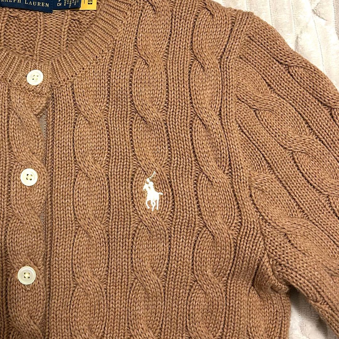 Polo Ralph Lauren ケーブルニットコットンカーディガン