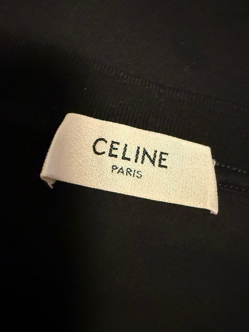 (極美品) CELINE エディ期 コットン Tシャツ XXL ブラック