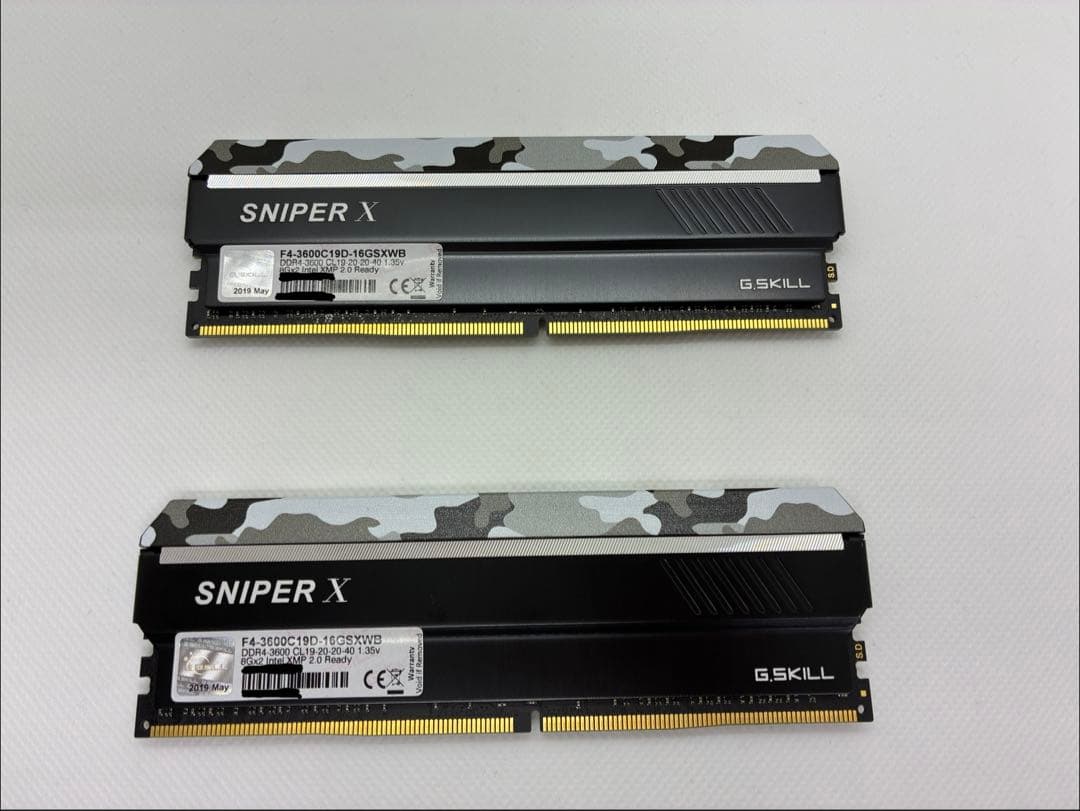 メモリー G.SKILL SNIPER X DDR4 3600MHz 2x8GB