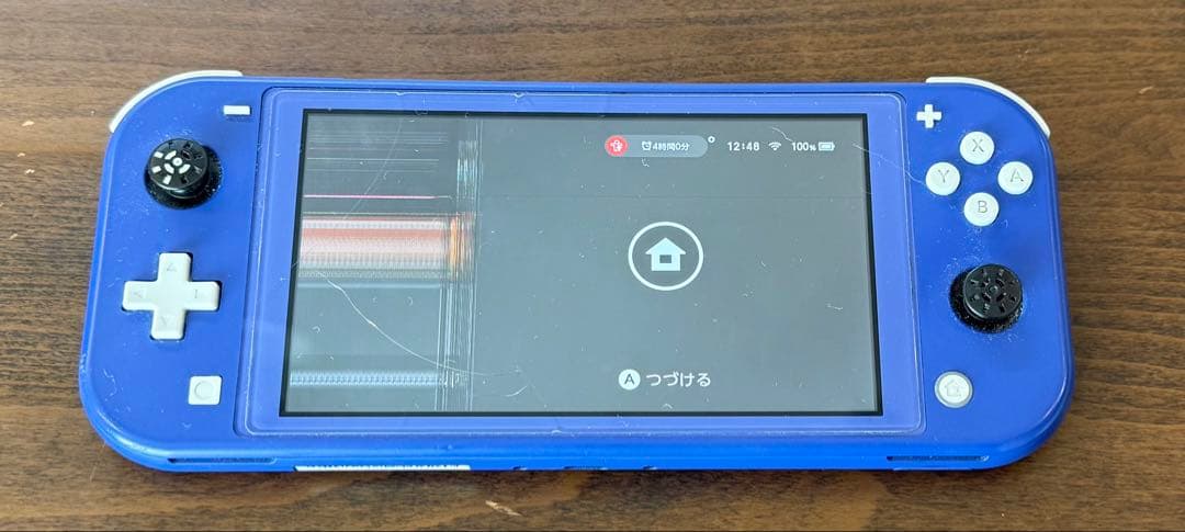 液晶割れ　Nintendo Switch Lite ジャンク