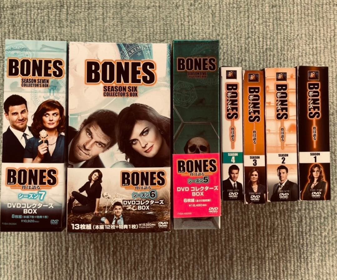 BONES DVD 骨は語る　シーズン1～7 まとめて　セット　DVD ボーンズ