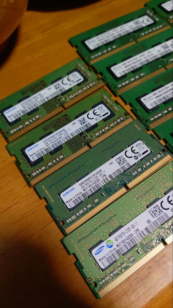 ノートPCメモリ　DDR4 4GB 14枚まとめ