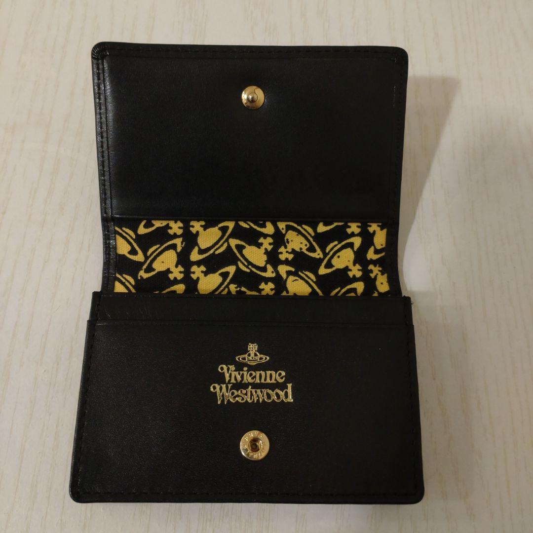 Vivienne Westwood ブラックレザー　名刺入れ