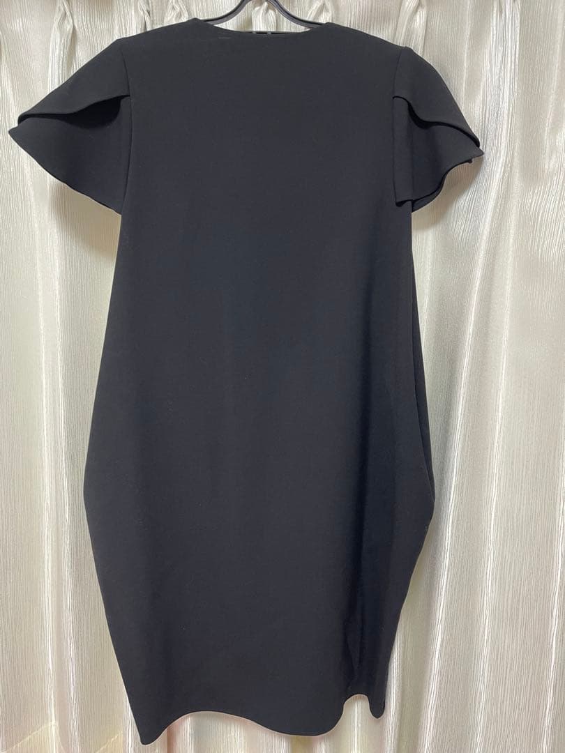 美品★YOKO CHANヨーコチャンフレアスリーブパールワンピース 36サイズ