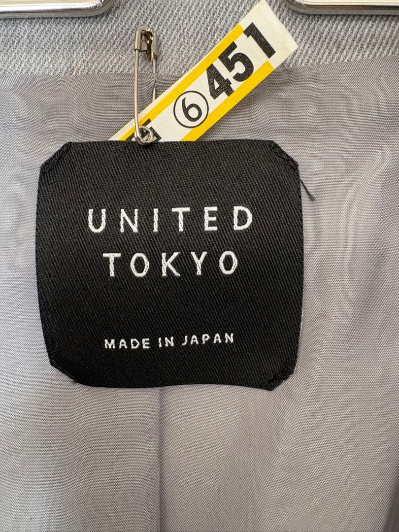 再値下げ！美品！UNITED TOKYO GRY バックデザイン　ジャケット
