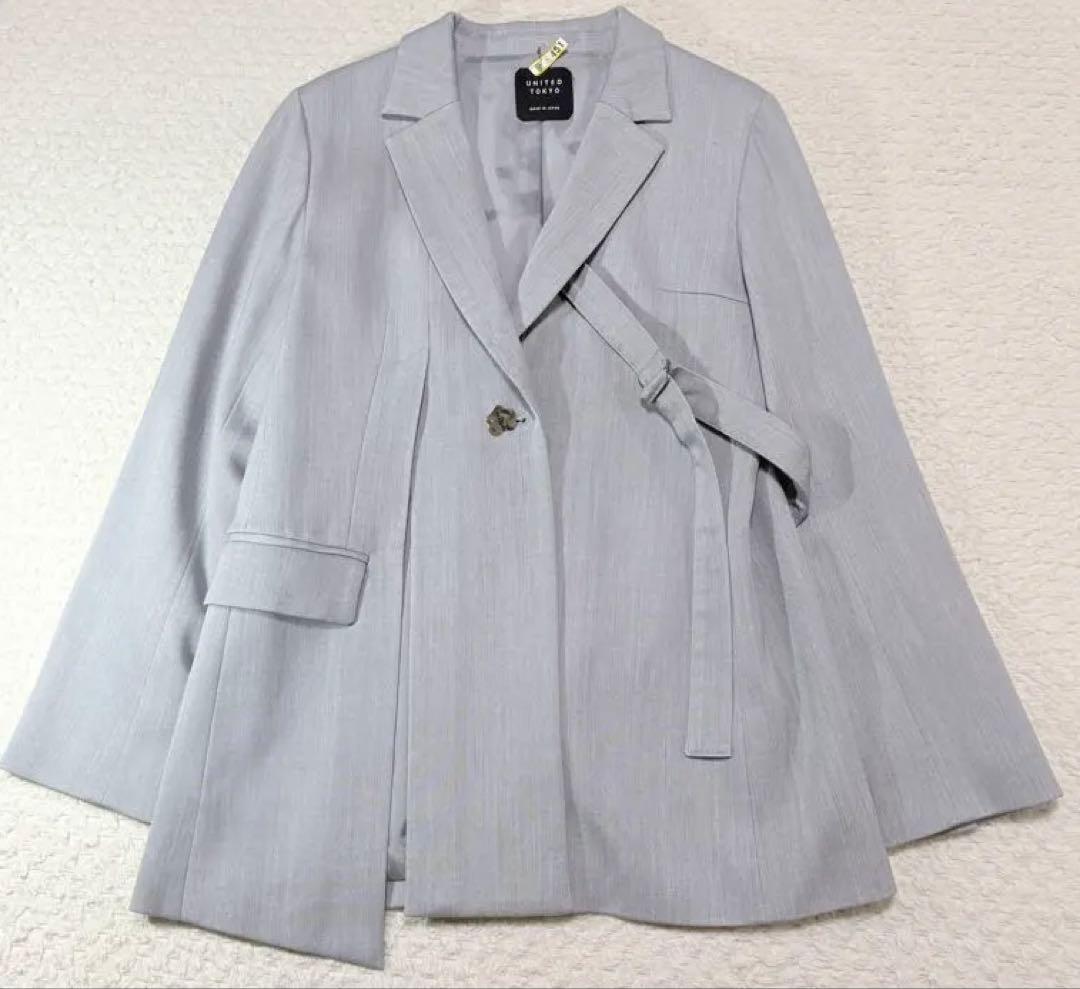 再値下げ！美品！UNITED TOKYO GRY バックデザイン　ジャケット